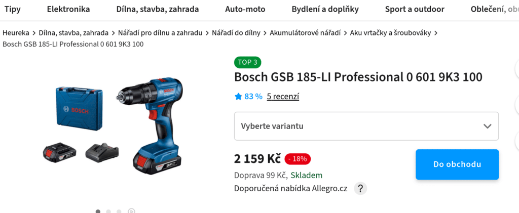 bosch nářadí hodnocení